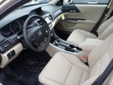 2013 Honda Accord EX-L V6 Sedan Ivory Interior