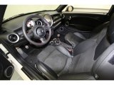 2012 Mini Cooper S Coupe Recaro Black Dinamica Interior