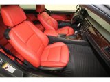 2008 BMW 3 Series 328i Coupe Coral Red/Black Interior