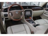 2008 Jaguar XJ Vanden Plas Ivory/Mocha Interior