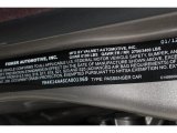 2012 Fisker Karma EcoSport Info Tag