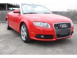 2009 Misano Red Pearl Effect Audi A4 2.0T Cabriolet #76565251