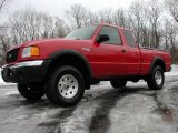 2002 Bright Red Ford Ranger XLT FX4 SuperCab 4x4 #76565235