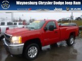 2011 Victory Red Chevrolet Silverado 2500HD LT Regular Cab 4x4 #76564795