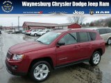 2013 Deep Cherry Red Crystal Pearl Jeep Compass Latitude 4x4 #76564790