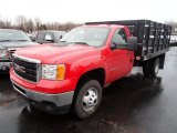 Fire Red GMC Sierra 3500HD in 2013