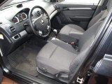 2009 Chevrolet Aveo LT Sedan Charcoal Interior