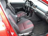 2006 Mazda MAZDA3 s Touring Hatchback Black/Red Interior