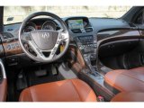 2010 Acura MDX Advance Umber Brown Interior