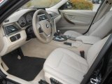 2012 BMW 3 Series 328i Sedan Oyster/Dark Oyster Interior