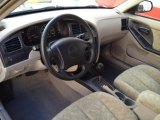 2001 Hyundai Elantra GLS Beige Interior