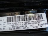 2012 Ram 3500 HD Color Code for Black - Color Code: PX8