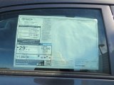 2013 Toyota Camry LE Window Sticker