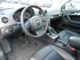 2009 Audi A3 2.0T quattro Black Interior