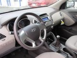 2013 Hyundai Tucson GL Taupe Interior