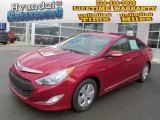 2012 Venetian Red Pearl Hyundai Sonata Hybrid #76623994