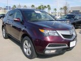 2010 Dark Cherry Pearl Acura MDX Technology #76624094