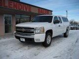 2008 Summit White Chevrolet Silverado 1500 LT Extended Cab 4x4 #76682376