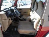 1999 Jeep Wrangler SE 4x4 Camel Interior