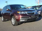 2010 Dark Cherry Pearl Acura MDX Technology #76681743