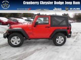 2013 Rock Lobster Red Jeep Wrangler Sport S 4x4 #76681946