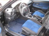 2006 Subaru Impreza WRX STi Anthracite Black/Blue Alcantara Interior