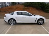 Snowflake White Pearl Mazda RX-8 in 2006