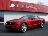 2009 Dark Candy Apple Red Ford Mustang GT Premium Convertible #76740697