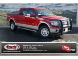 2010 Red Candy Metallic Ford F150 Lariat SuperCrew 4x4 #76740320
