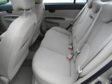 2007 Hyundai Accent GLS Sedan Rear Seat