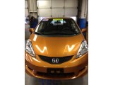 2010 Orange Revolution Metallic Honda Fit Sport #76740342
