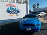 2013 Grabber Blue Ford Mustang V6 Coupe #76740392