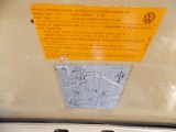 1978 Volkswagen Dasher Wagon Info Tag