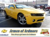 2013 Rally Yellow Chevrolet Camaro LT/RS Coupe #76773665