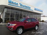 2011 Spicy Red Kia Sorento EX #76773642