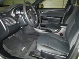 2012 Chrysler 200 LX Sedan Black Interior