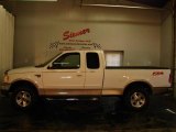 2002 Oxford White Ford F150 Lariat SuperCab 4x4 #7662763