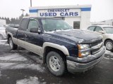 2005 Dark Blue Metallic Chevrolet Silverado 1500 Z71 Extended Cab 4x4 #76773888