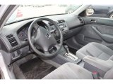 2005 Honda Civic LX Sedan Gray Interior