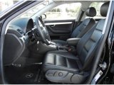 2007 Audi A4 3.2 quattro Sedan Ebony Interior