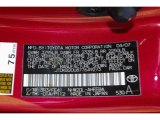 2007 Prius Color Code for Barcelona Red Metallic - Color Code: 3R3