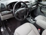 2012 Kia Sorento LX AWD Gray Interior