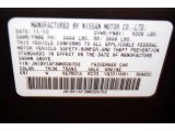 2011 M Color Code for Platinum Graphite - Color Code: K51