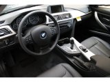 2013 BMW 3 Series 328i xDrive Sedan Black Interior