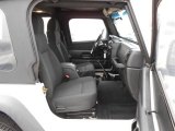 2006 Jeep Wrangler X 4x4 Dark Slate Gray Interior