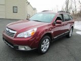 Ruby Red Pearl Subaru Outback in 2012