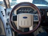 2011 Ford F350 Super Duty King Ranch Crew Cab 4x4 Steering Wheel