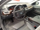 2007 BMW 7 Series 750Li Sedan Flannel Grey Interior
