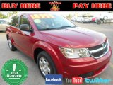 2009 Inferno Red Crystal Pearl Dodge Journey SE #76804439