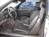 1997 Mercedes-Benz SL 500 Roadster Black Interior